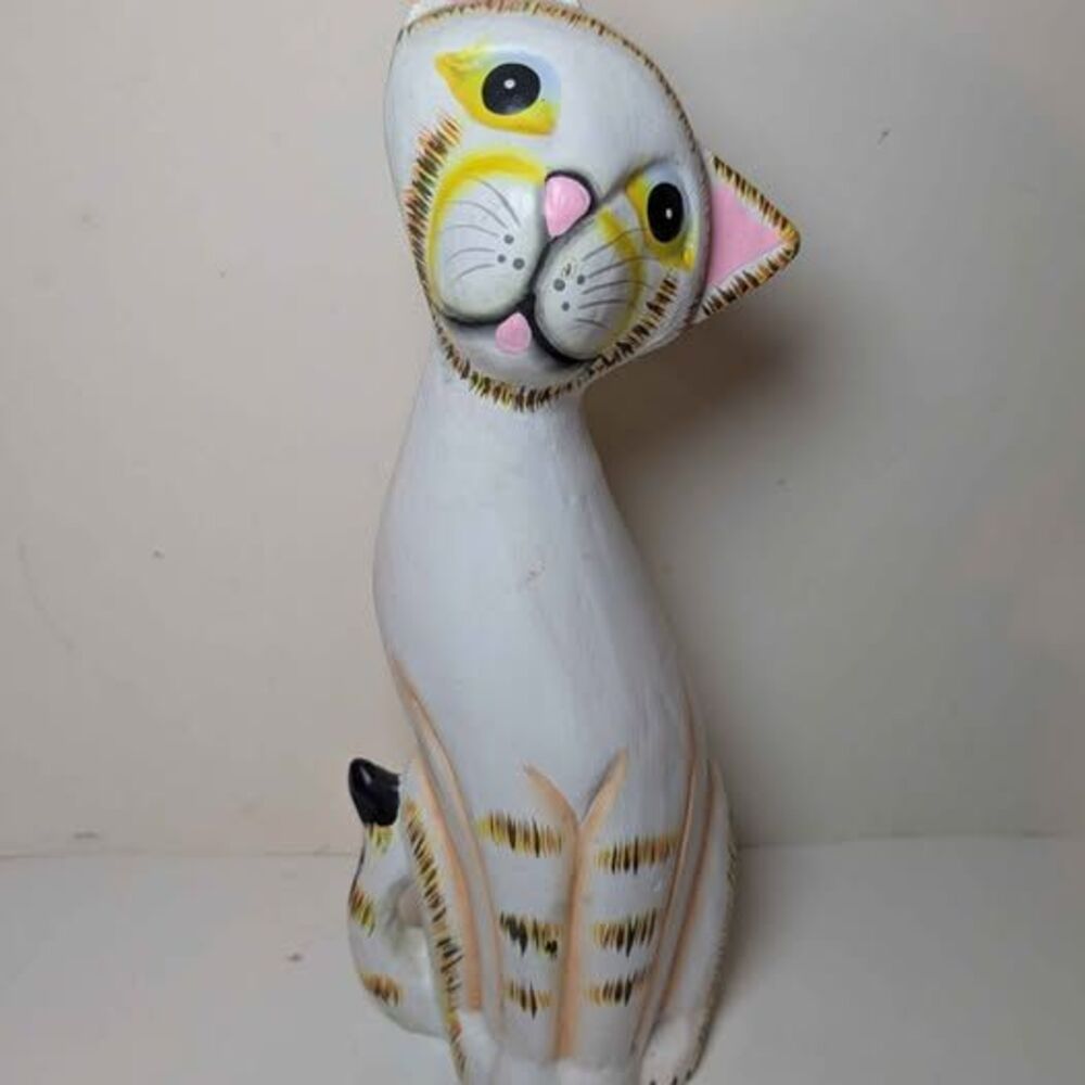 Small Wooden Cat